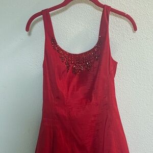 Nicole Miller high low cocktail dress in red size 2 Brane new never worn